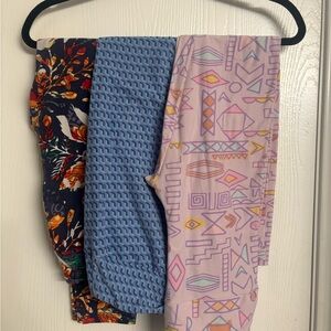 Colorful Patterned Leggings Set